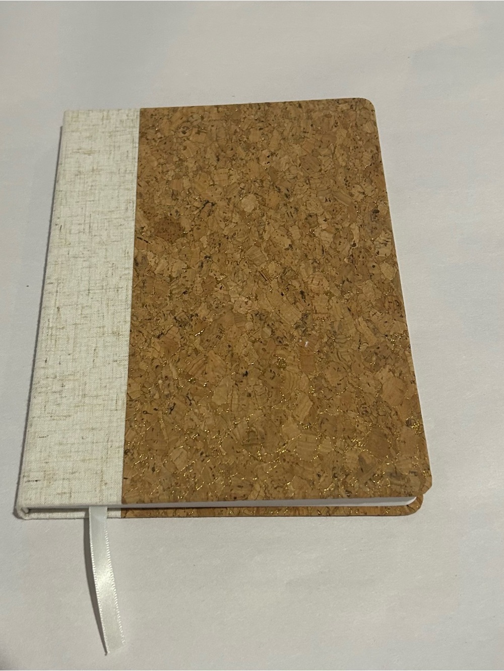 New Hardcover Journal Cork Cardboard Covers 200 Lined Pages Vietnam Page Marker